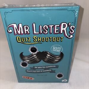 Mr. Lister's Quiz Shootout Quick Fire Party Game Family Fun Sealed NEW
